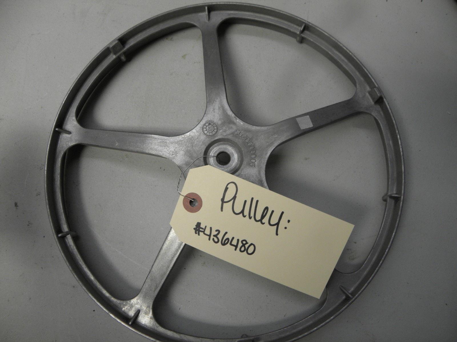 BOSCH FRONT LOAD WASHER 436480 PULLEY USED PART ASSEMBLY BOSCH FRONT LOAD WASHER 436480 PULLEY USED PART ASSEMBLY